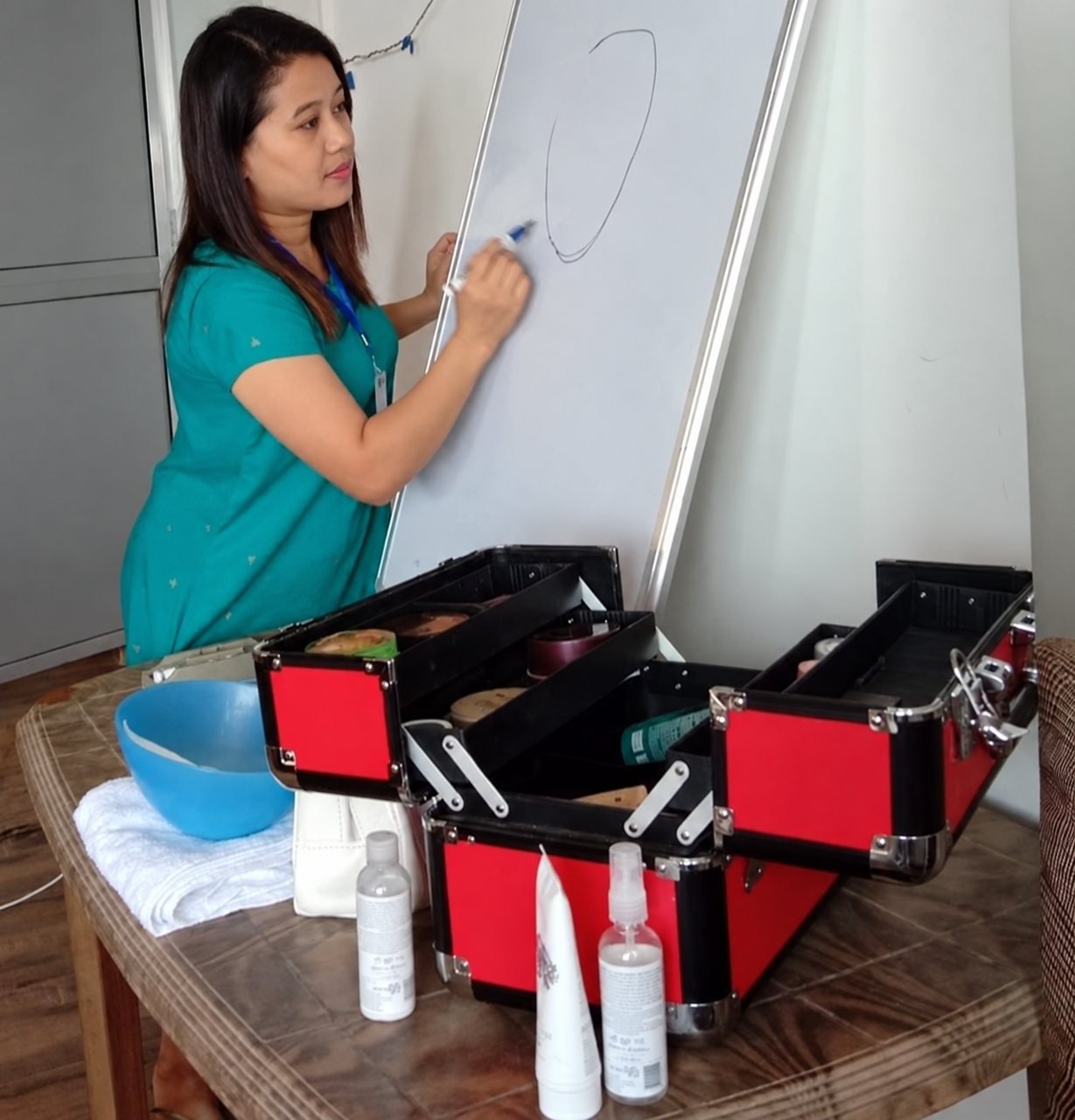 Training at Crystal Scissori Academy