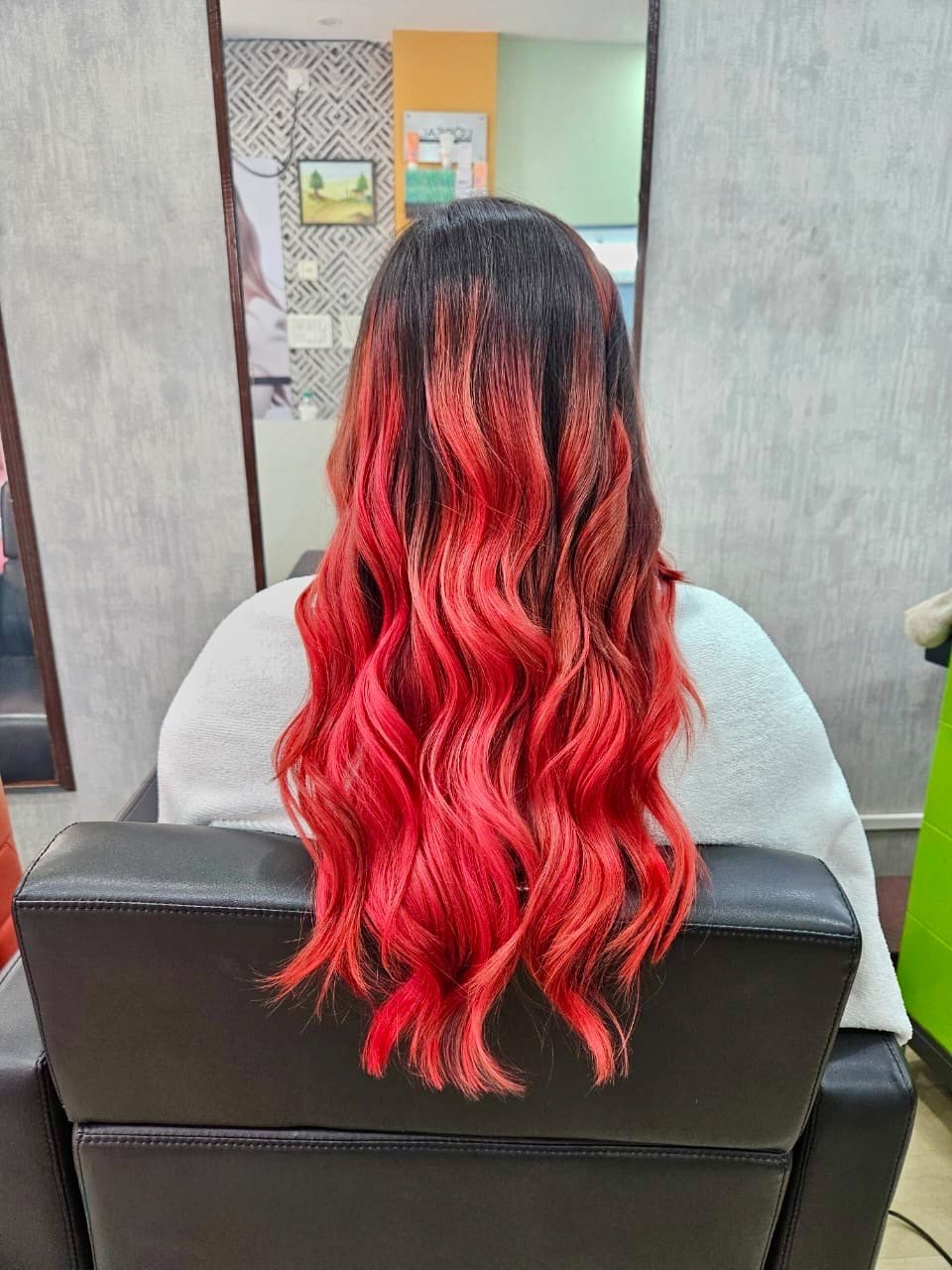 Hair colour at Crystal Scissori